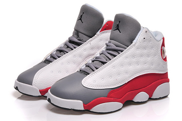 Women Air Jordan 13 Retro Grey Toe [Women Jordan Shoes 13 4]